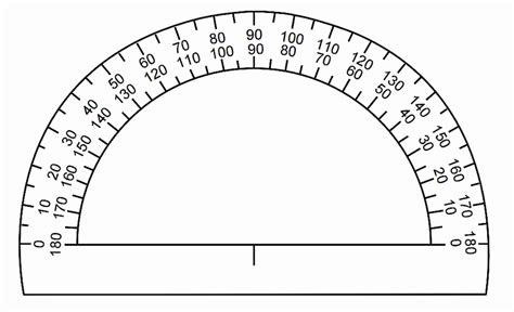 Protractor Ruler Printable Printable Ruler Actual Size