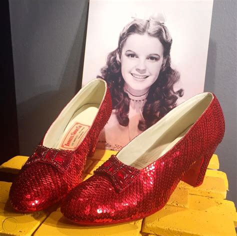 actual red slippers used by judy garland