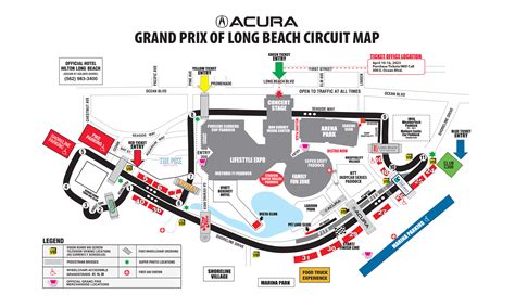 acura grand prix of long beach 2024 map