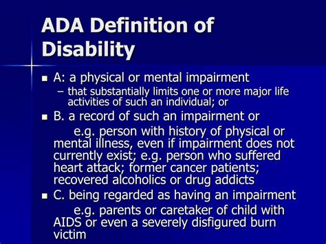 Ada Meaning Disability