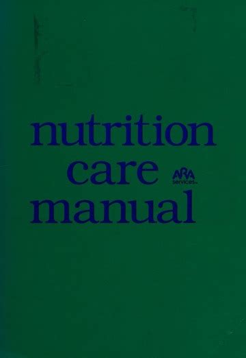 ada nutrition care manual
