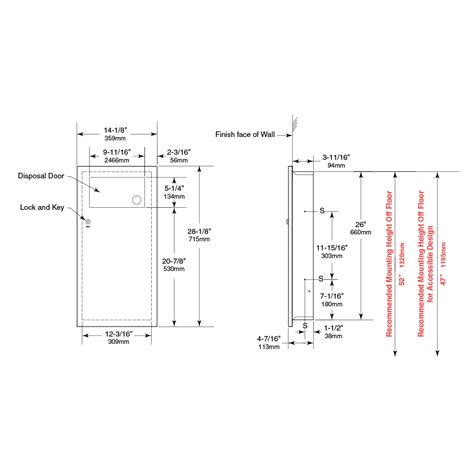 Ada Trash Receptacle Height