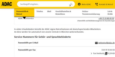 adac kontakt email adresse