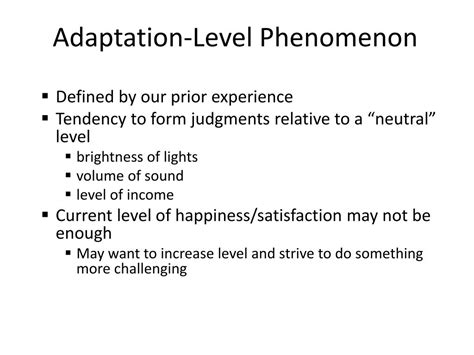 adaptation-level phenomenon