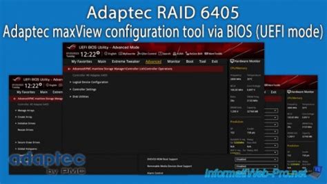 Adaptec Raid Controller Bios Not Installed