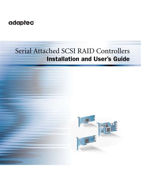 Adaptec Raid Controller Quick Start Guide