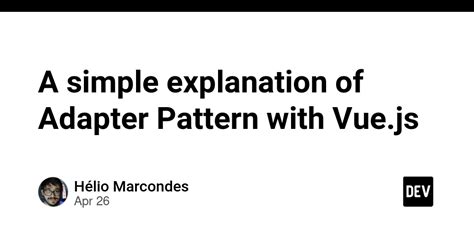 Adapter Vue Js
