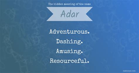adar meaning in hindi