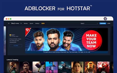 Adblock Extension For Hotstar