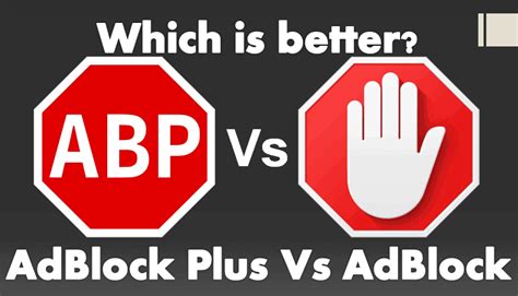 adblock vs adblock plus