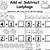 add and subtract worksheets for kindergarten