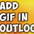 add animated gif to outlook email 2007