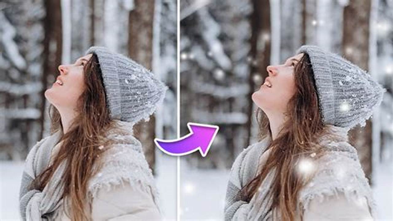 Unveil the Magic: Transform Photos with Falling Snow Effects Online