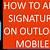 add image to outlook mobile signature