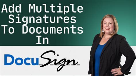 Add Multiple Signatures To Docusign