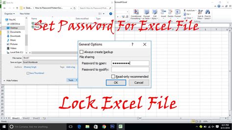 How to Create A Password Protected Excel file