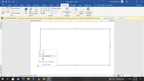 Add A Frame To A Photo In Word