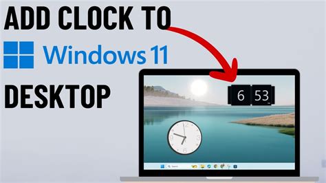 Add Clock To Desktop