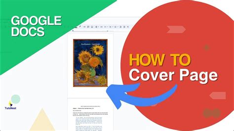 Add Cover Page Google Docs