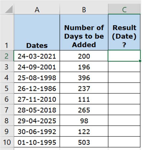 add day to date format in excel