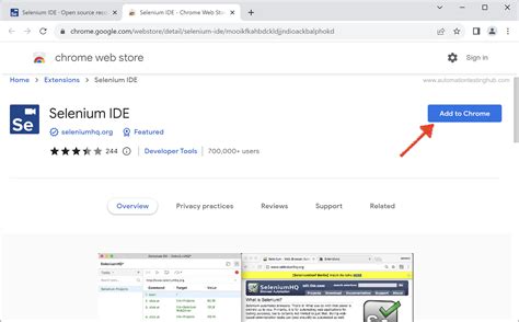 Add Extension To Chrome Using Selenium
