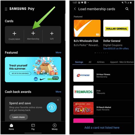 add gift card to samsung pay