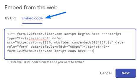 add html code to google sites