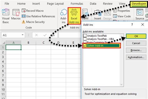 5 Ways to Add in Excel Solver