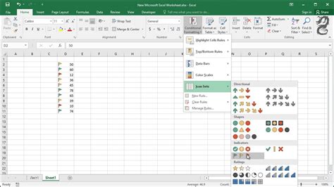 Add Indicators In Excel