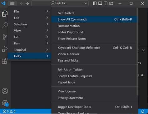 add javafx to visual studio code