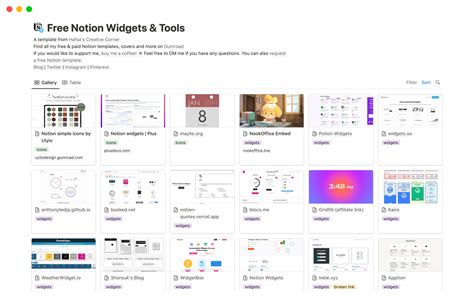 Add Notion Widget