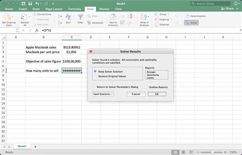 Add Solver in Excel