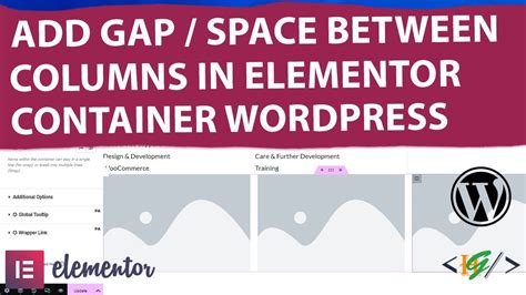 Add Space Between Columns Elementor