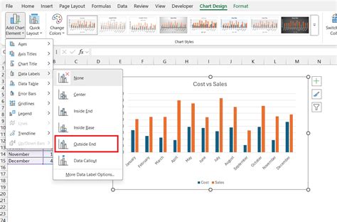 Add Title to Excel Graph