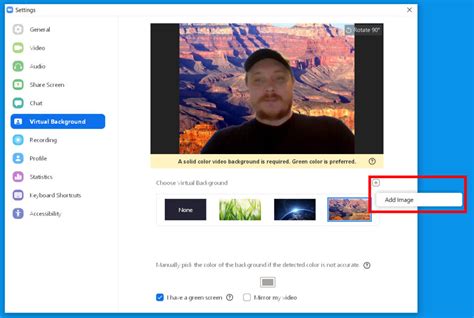 Add Virtual Background Zoom Browser
