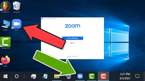 add zoom app to desktop