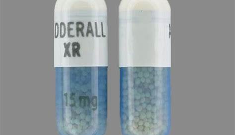 Adderall Xr 15 Mg Capsule Amphetamine And Dextroamphetamine Salts Sigler Drug Cards