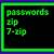 adding password to 7zip