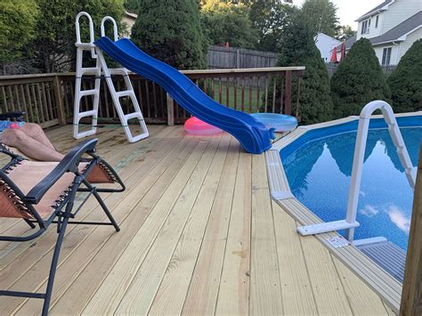 Adding A Slide To An Above Ground Pool