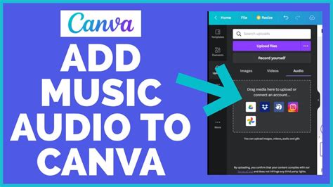 adding a video in canva
