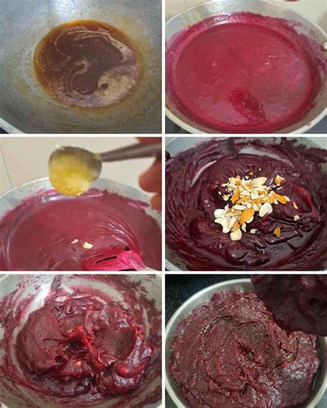 Adding Beetroot and Jaggery to Water