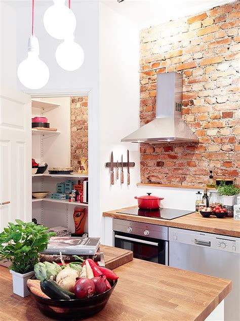 Adding Brick To Kitchen Wall