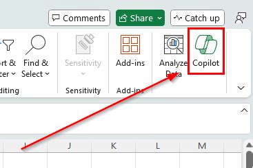 Add Copilot to Excel