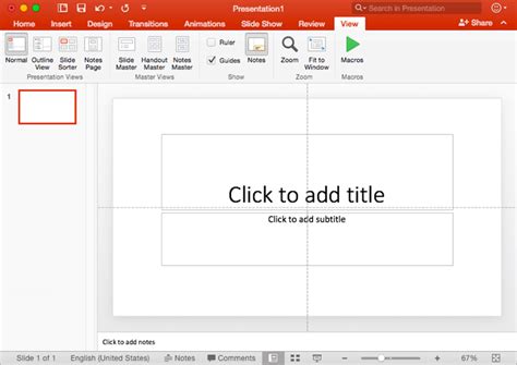 Adding Guides In Powerpoint For Mac