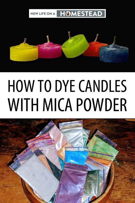 Adding Mica To Candles