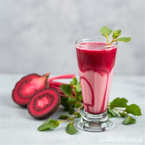 Adding Milk to Beetroot Juice