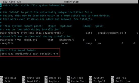 Adding Mount Point In Linux