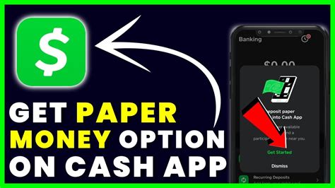 adding paper money to cash app