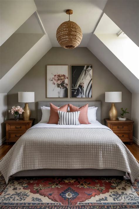Adding Personal Touches to Attic Bedroom
