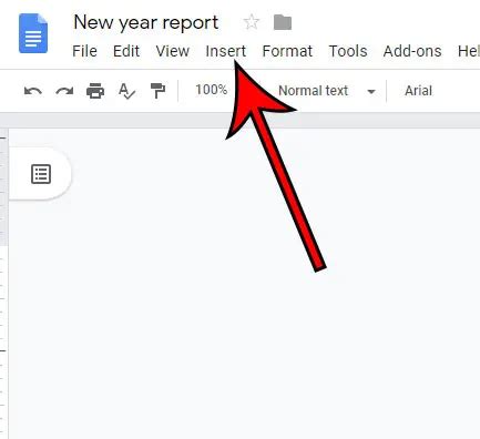 adding text to google docs
